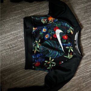 Nike Floral Print Sweatshirt